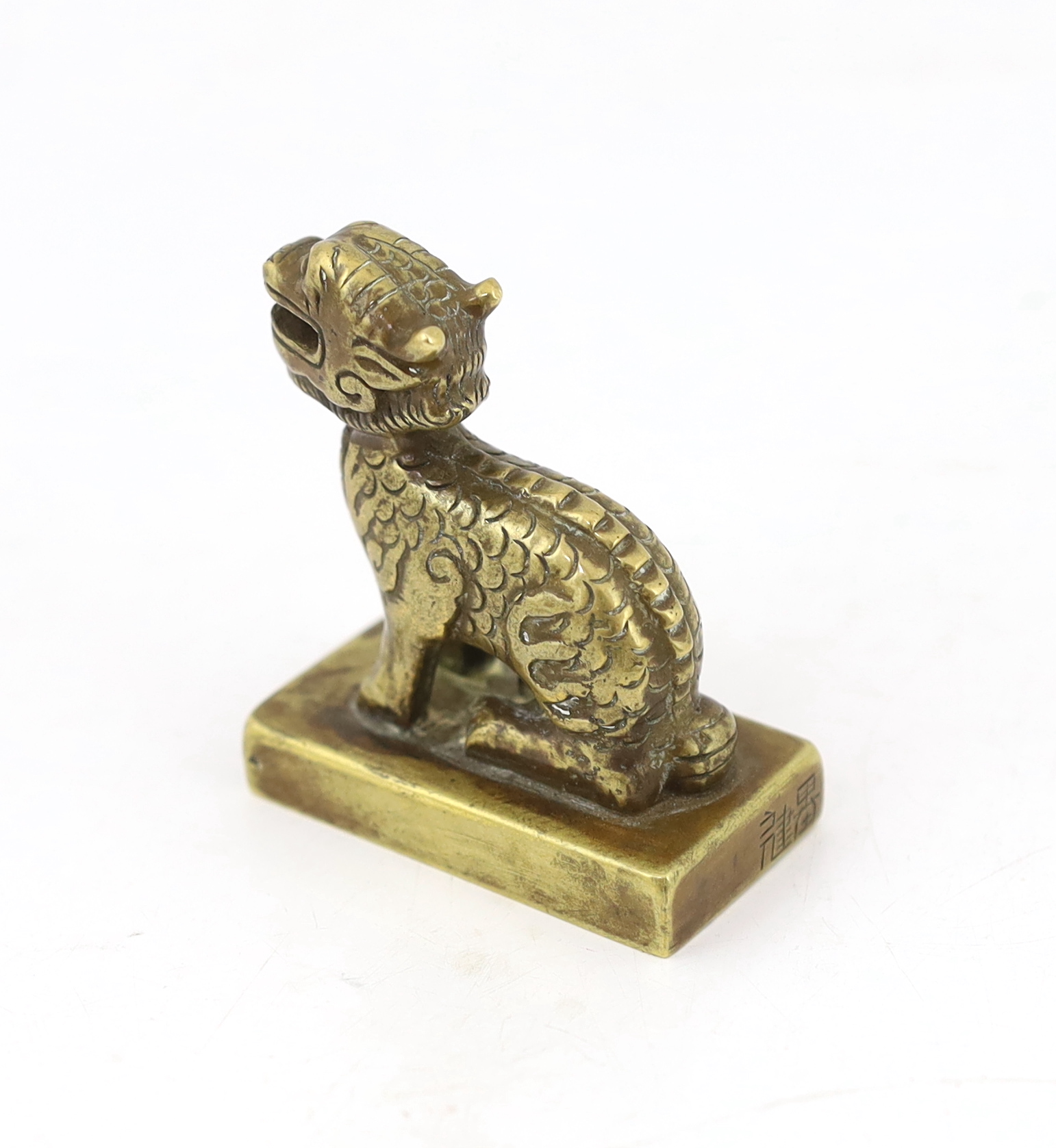 A Chinese bronze ‘lion-dog’ seal, Ming dynasty